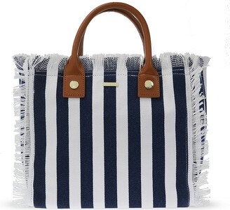 ‘Porto Cervo Mini’ Shopper Bag - White