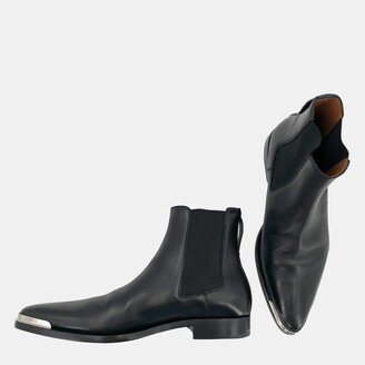 Black Leather Chelsea Boots Size EU 40