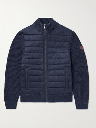 Quilted Wool and Cashmere-Blend Jacket