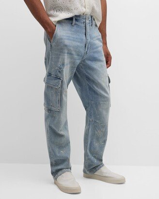 Men's Reese Straight-Leg Cargo Jeans-AA