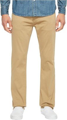 Zach Classic Straight Jeans in British Khaki Twill (British Khaki Twill) Men's Jeans