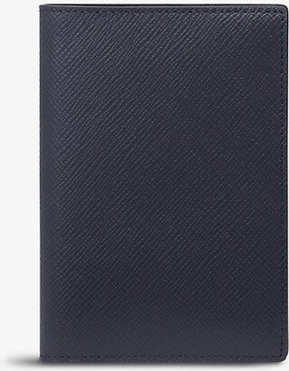 Navy Panama 2022 Grained-leather Passport Cover