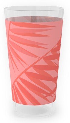 Outdoor Pint Glasses: Tropical - Coral Outdoor Pint Glass, Pink