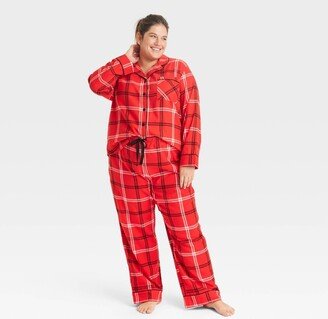 Women's Plaid Flannel Matching Family Pajama Set - Wondershop™ Red