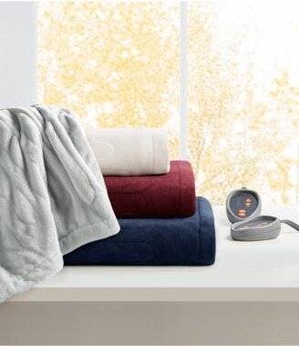 Premier Comfort Electric Plush Blankets Created For Macys