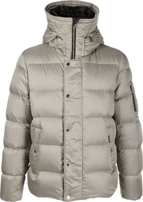 Quilted Hooded Padded Jacket-AC