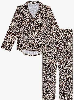 Lana Leopard Tan Women's Relaxed Pant Luxe Loungewear