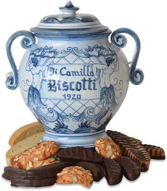 Dicamillo Baking Co Gemelli in Blu Biscotti Jar