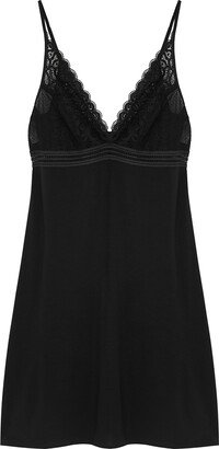 Raffine Black Jersey Chemise