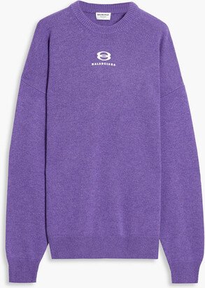 Embroidered cashmere sweater-AB