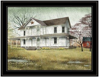 April Showers by Billy Jacobs, Ready to hang Framed Print, Black Frame, 27 x 21