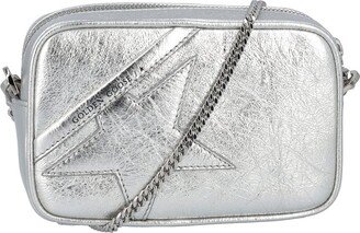 Metallic Star Patch Crossbody Bag