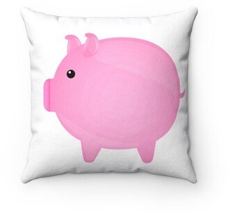 Piggy Vector Pillow - Throw Custom Cover Gift Idea Room Decor