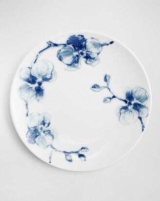 Blue Orchid Tidbit Plate Set