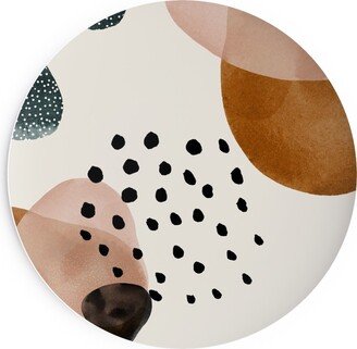 Salad Plates: Geometric Pattern - Muted Salad Plate, Multicolor