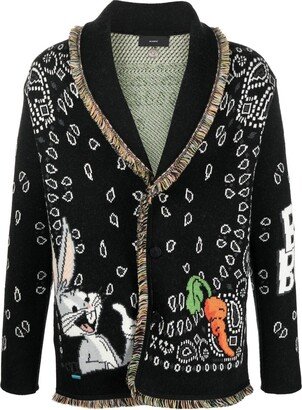 Black x Looney Tunes Bugs Bunny Bandana Cardigan