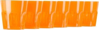 Mario Luca Giusti Orange Gulli Tumbler Set, 6 pcs