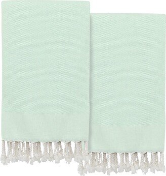 Set Of 2 Fun In Paradise Turkish Cotton Pestemal Beach Towels