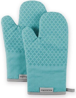 2pk Cotton Asteroid Oven Mitts,