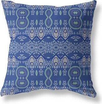 Amrita Sen Designs Amrita Sen Sephalina Paisley Leaves Indoor Outdoor Pillow Zip-AA