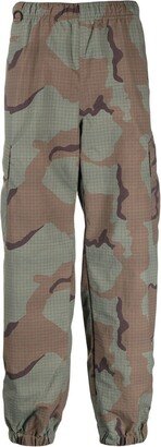 Camouflage-Print Jogger Pants