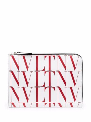 Vltn Times Leather Document Case