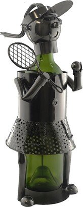 Woman Tennis Player Wine Bottle Holder