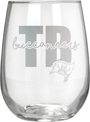 NFL Tampa Bay Buccaneers The Vino Stemless 17oz Wine Glass - Clear