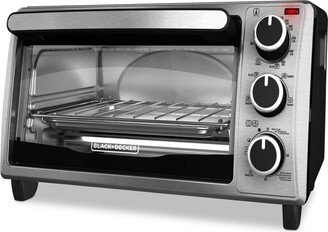 Stainless Steel 4 Slice Toaster & Broiler Oven