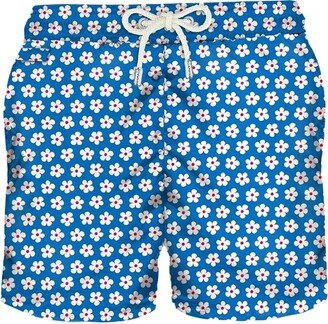 Saint Barth All-Over Printed Drawstring Swim Shorts-AB