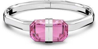 Lucent Crystal Hinged Bangle Bracelet