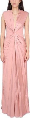 Pilard V-Neck Sleeveless Dress-AA