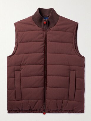 Padded Quilted Twill Gilet