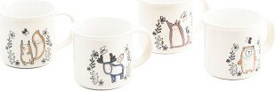 TJMAXX Set Of 4 Animal Themed Mugs