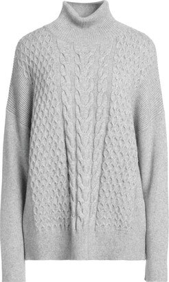 CLUB CROCHET Turtleneck Light Grey