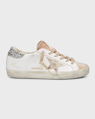 Superstar Lizard Glitter Low-Top Sneakers