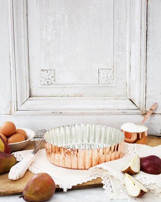 Coppermill Kitchen Vintage-Inspired Copper Fluted Cake Pan
