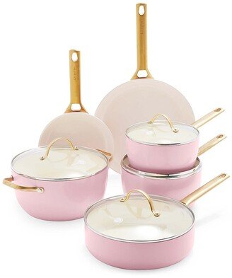 Reserve Blush 10-Piece Ceramic Non-Stick Cookware Set