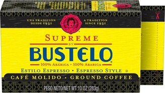 Cafe Bustelo Supreme Espresso Dark Roast Ground Coffee - 10oz