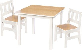 Kids Table and Chairs TBL-09662 Natural