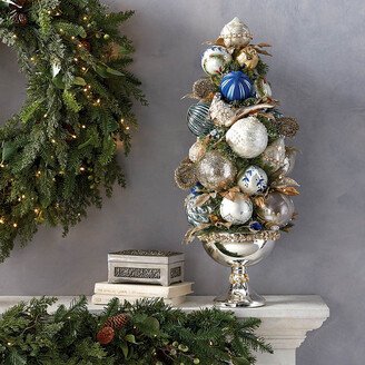 Mark Roberts Silver Bowl Ornament Topiary