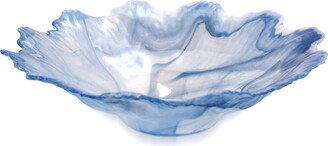 Pandora - 2700 Centerpiece Murano Glass Bowl in Sky Blue