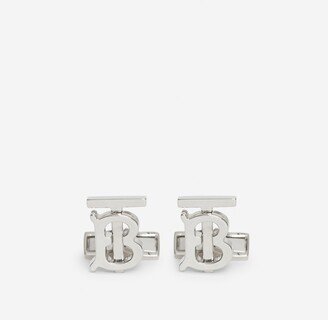 Monogram Motif Palladium-plated Cufflinks