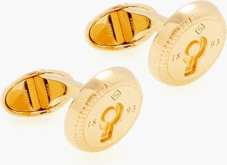 Gold-tone cufflinks