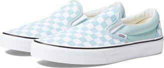 Classic Slip-On (Color Theory Checkerboard Canal Blue) Skate Shoes