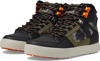 High-Top WC WNT (Black/Green Print) Men's Skate Shoes