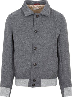 Long Sleeved Buttoned Jacket