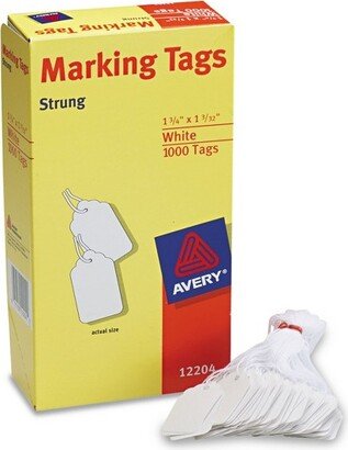 Medium-Weight White Marking Tags 1 3/4 x 1 3/32 1 000/Box 12204