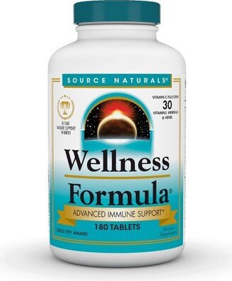 Source Naturals, Inc. Wellness Formula 180 Tablet