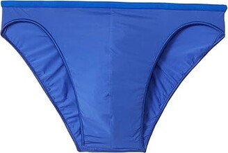 Plumes Micro Briefs (Blue) Men's Underwear